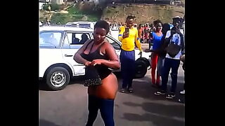 2 guys sucking boobs in public