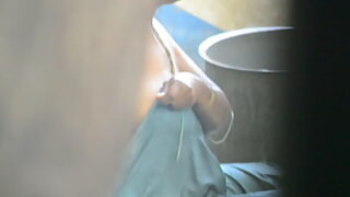 aunty dress change spy