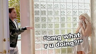 a girl in the bathroom washing clothes and swimming with a hidden camera