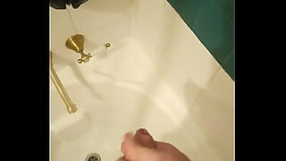 a man jacking himself
