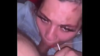 a girl facesitting on slave gult