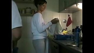 2 korean girl pizza boy fuck kitchen