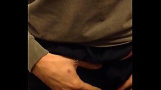 a man jacking himself
