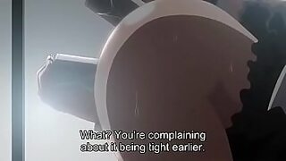 a cute woman with a hot ass is sitting down on a large dick