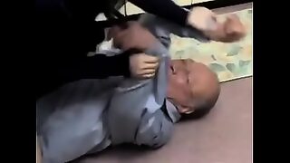 18 year old girl stuck on ladder is fucked by her neighbor