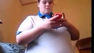 18 year boy and 30 year girl suck boobs