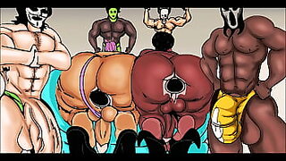 1 anus with three dick