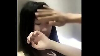 2 korean girl pizza boy fuck kitchen