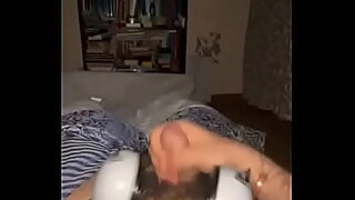boyfriend pulling off her boobs