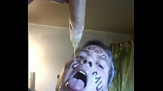 a lots of grool on dripping pussy