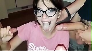 10 mens sperm in one girl mouth