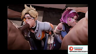 3d shemale futa creampie anal sex overwatch zarya fucking