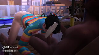 1 anus with three dick