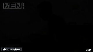 10 sec the naughty boy stripped off moms sari and fucked her hard