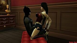 batman and superwoman cartoons sex