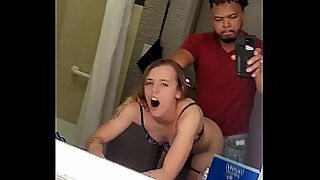 18 year old boy fucking the blonde girl that works at the hotel