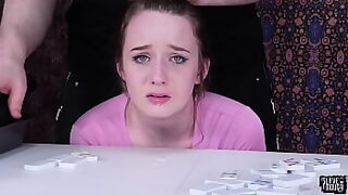 1 girl and 2 boys removing the dress