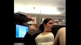 abbey rain gets fucked at work