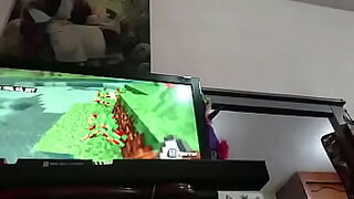 1 man fucked 3 girls while they are playing video game