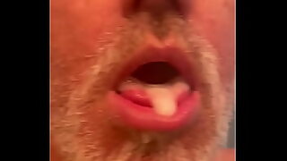 a girl masturbate and drink his own urine