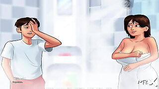 60 girls taking bath