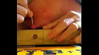 18yo blonde natural big titty teen takes hard thick cock