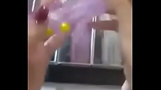 a vibrator inserted into a pregnant womans pussy