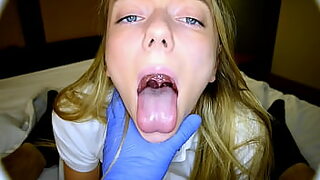 asmr spit drool play