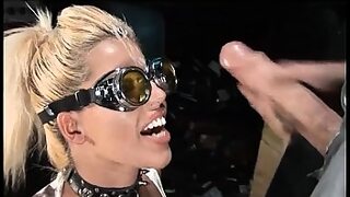 1 girl 4 boys at a time 1 in moutn 2 in vagina 1 in 2 hole