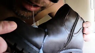 a man sucking his own dick