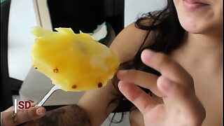 tragando leche
