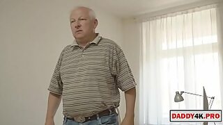 18 years old girl get fuck by old man