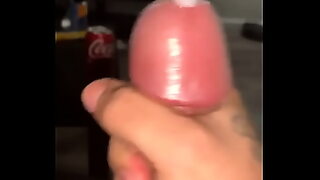 aunty rubbing penis