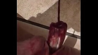 18 year old skull fucked pukes on cock