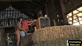 a very very very very very very big dick going into a small butt hole