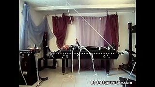 a girl tied a boy with ropes