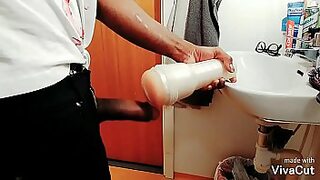 1 girl 4 boys at a time 1 in moutn 2 in vagina 1 in 2 hole
