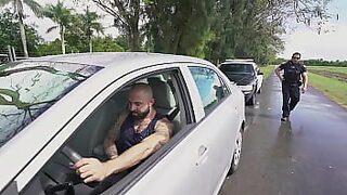 big tits through window