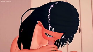 2 girls use a plastic penis to fuck