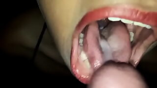 2 tiny girls seduce massive cock