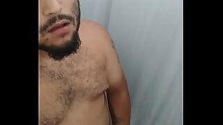a man jacking himself