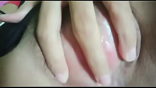 a girl fucks a woman harder in pussy and creamy come out