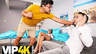 10 sec stepdaughter and stepmom swapped with stepson and stepdad in an insane family taboo foursome