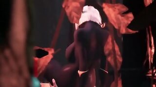 3d warrior queen ass