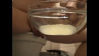 a man pouring sperms