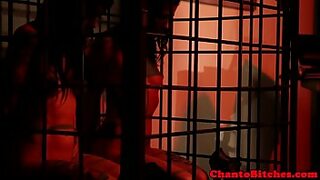 asia cruel femdom metal high stilettos with dj electronic music inserted into urethra