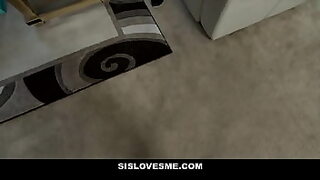 100 pervert stepbrother caught spying on his gorgeous busty stepsister gabbie carter and fucks her