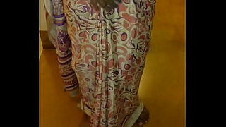 18 years old boy stripped step mother saree