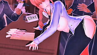 3d queen animated