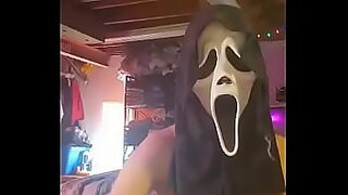 a sexy white girl smoking meth pipe blowing clouds and getting fucked by a black guy